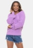 Blusa Pink Tricot de Tricô Fang e Mangas Bufantes com Bolinhas Melissa Feminina Lilás