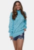 Blusa Pink Tricot Gabi Losangos De Tricô e Gola Alta Peça Pronta Feminina Verde Claro
