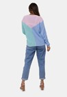 Blusa Sarah Pink Tricot De Tricô Fang e Estampa em 3 Cores Feminina Verde/Azul