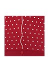 Casaco de Poá Malha de Tricot Modal Estampado Feminino Vermelho