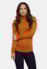 Tricô Blusa Cacharrel Básica Pink Tricot Modal Feminina Ferrugem